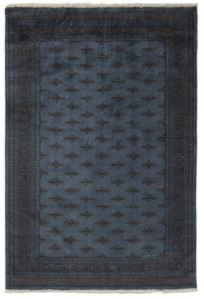 Bokhara Tekke three-ply hand-knotted wool rug, 6.5 × 9.6 ft