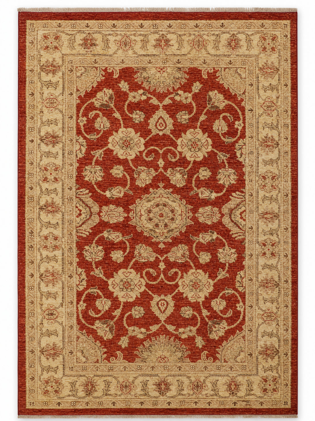 Ziegler Florin hand-knotted rug, 4 × 6 ft
