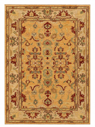 Agra Florin hand-knotted wool rug, 5.8 × 7.9 ft