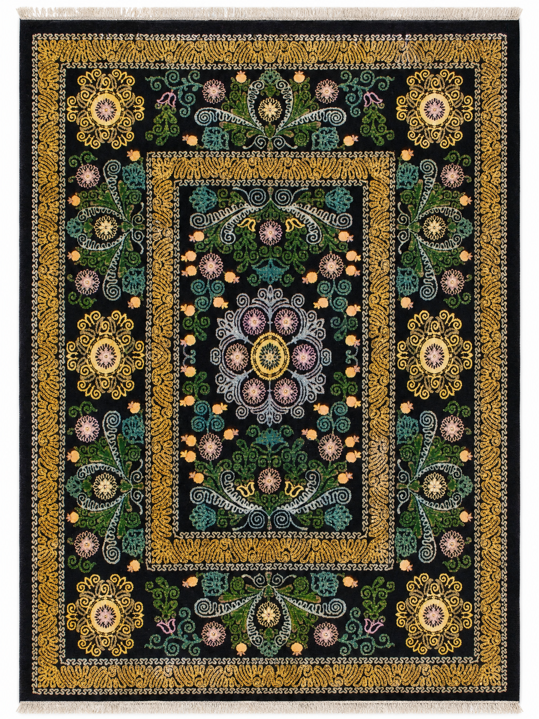 Suzani - 7.9 X 10.2 ft