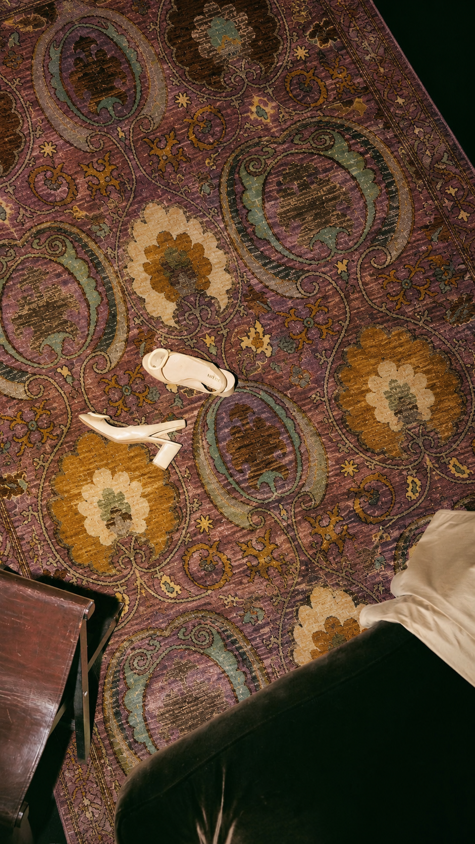 Khotan - 4 X 6.2 ft, photographed in a room
