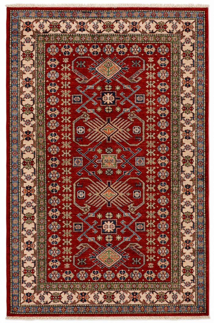 Kazak - Vector - 3.9 X 5.9 ft