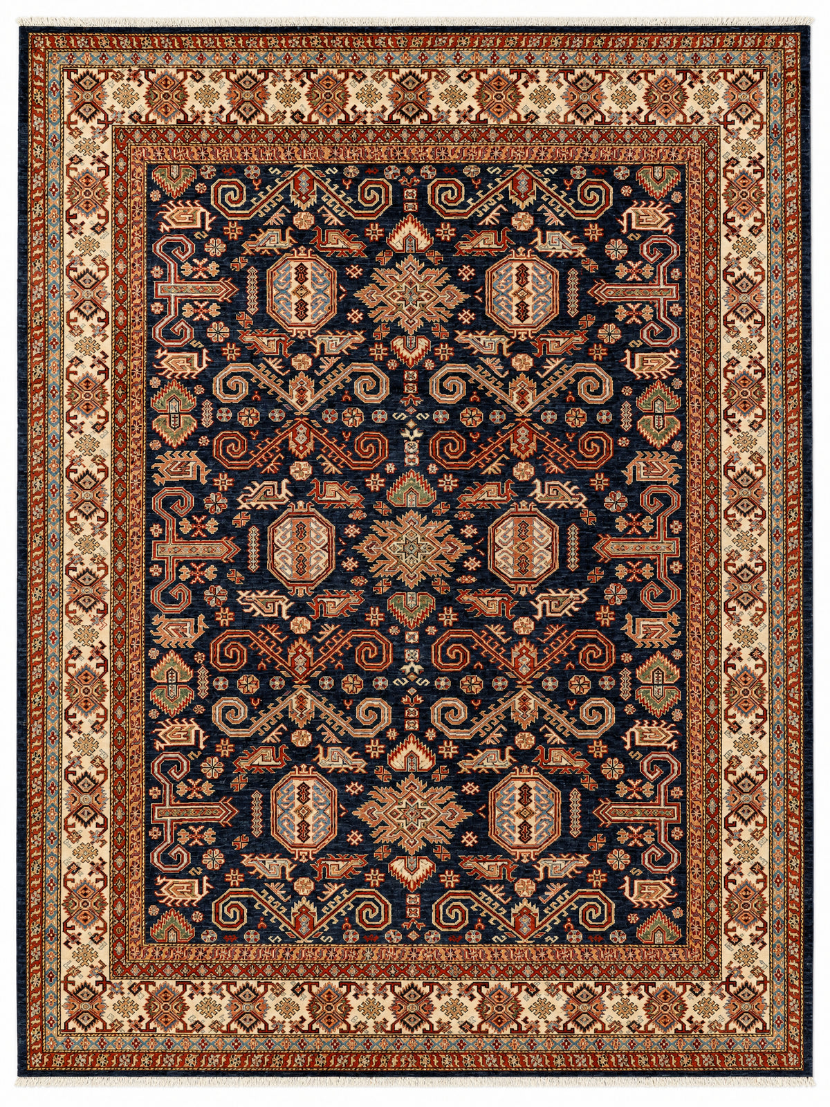 Ziegler Tracery hand-knotted rug, 8 × 10.3 ft