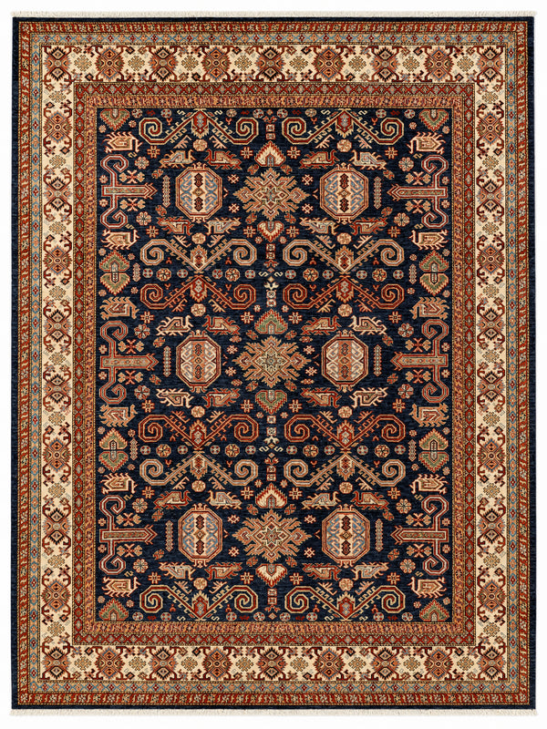 Ziegler Tracery hand-knotted rug, 8 × 10.3 ft